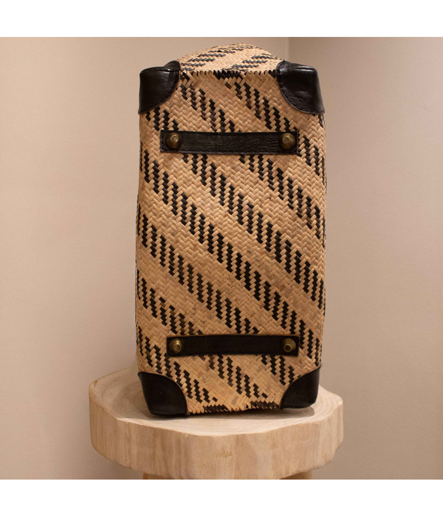 ANA Handwoven Rattan & Leather Tote – Limited Edition | AS'FALL ANA Handwoven Rattan & Leather Tote – Limited Edition | AS'FALL