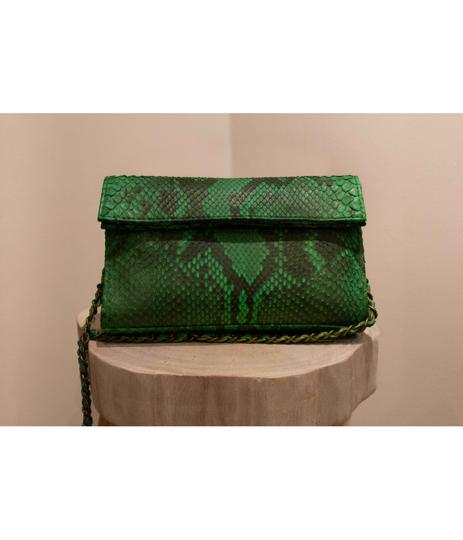 RIO Signature Python Leather Purse – Elegant & Artisanal | AS'FALL RIO Signature Python Leather Purse – Elegant & Artisanal | AS'FALL