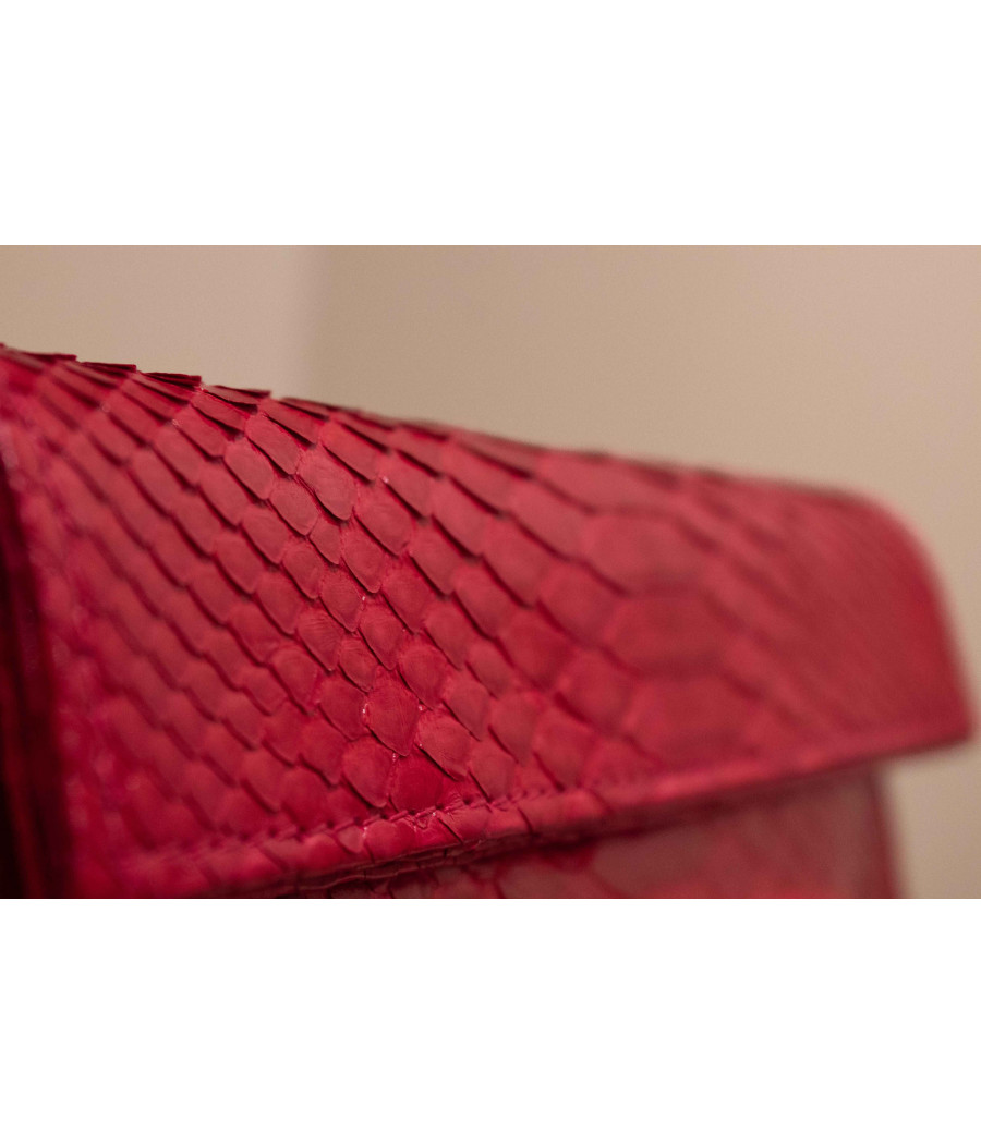 RIO Signature Python Leather Purse – Elegant & Sophisticated | AS'FALL
