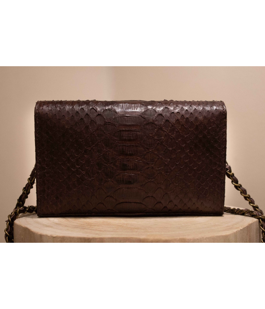RIO Signature Python Leather Purse – Elegant & Artisanal | AS'FALL