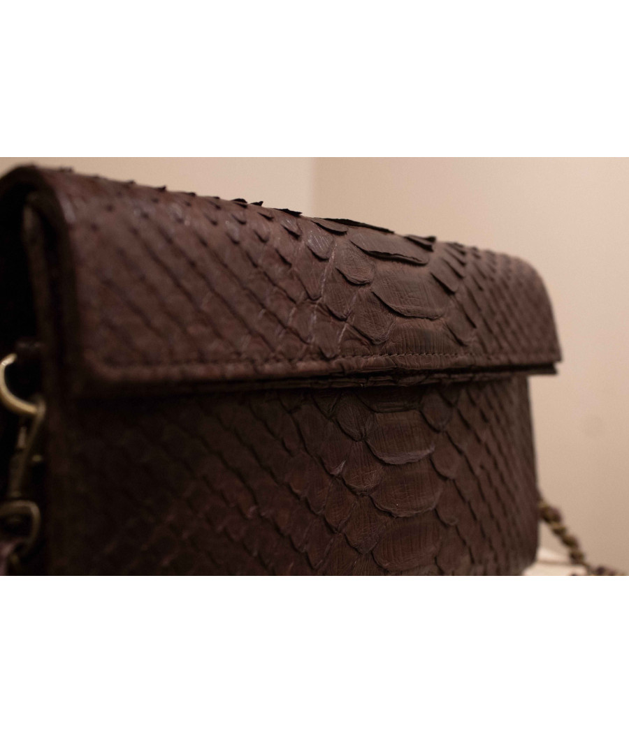 RIO Signature Python Leather Purse – Elegant & Artisanal | AS'FALL