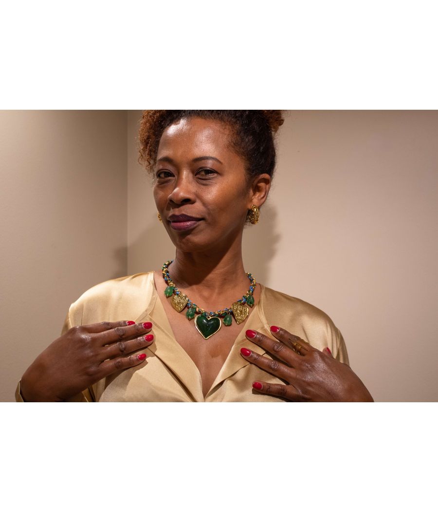 AMOUR 12K Gold-Filled Butterfly Collar Necklace–Adjustable|AS'FALL