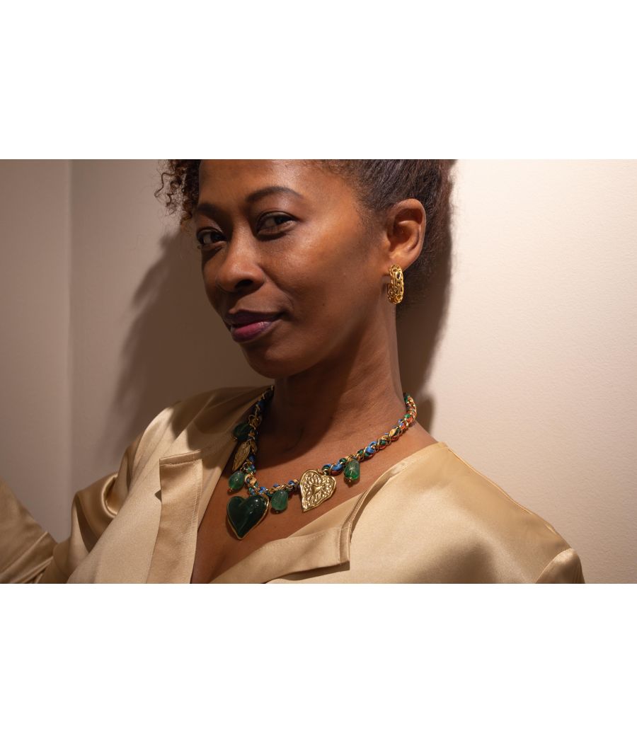 Gilles-Gold Multi-Layer Stainless Steel Bangle–Hypoallergenic |AS'FALL