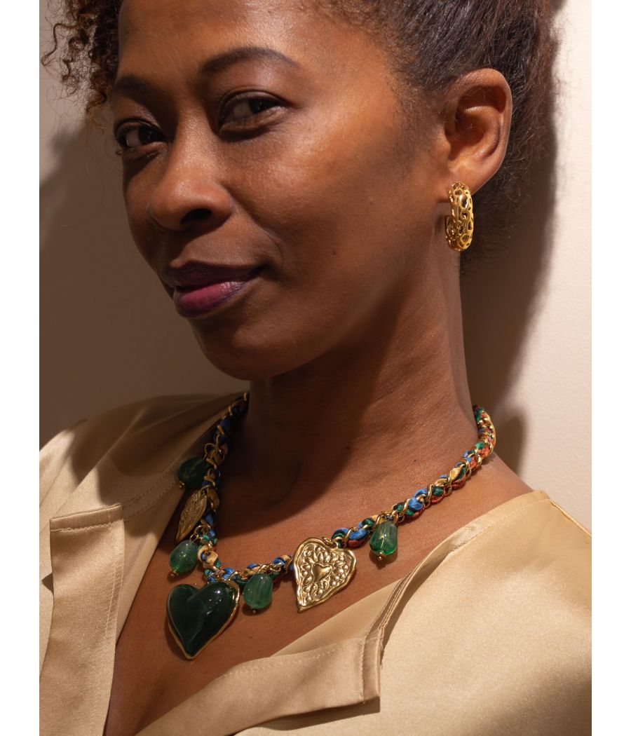 Gilles-Gold Multi-Layer Stainless Steel Bangle–Hypoallergenic |AS'FALL