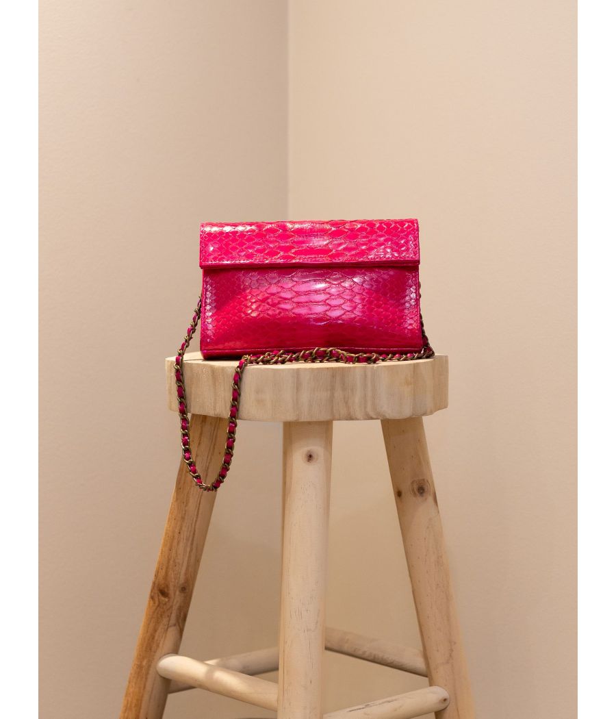 RIO Signature Python Leather Purse – Elegant & Sophisticated | AS'FALL