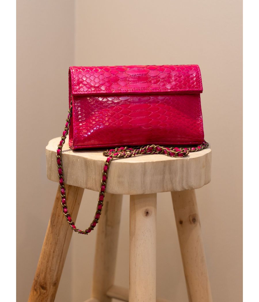 RIO Signature Python Leather Purse – Elegant & Sophisticated | AS'FALL