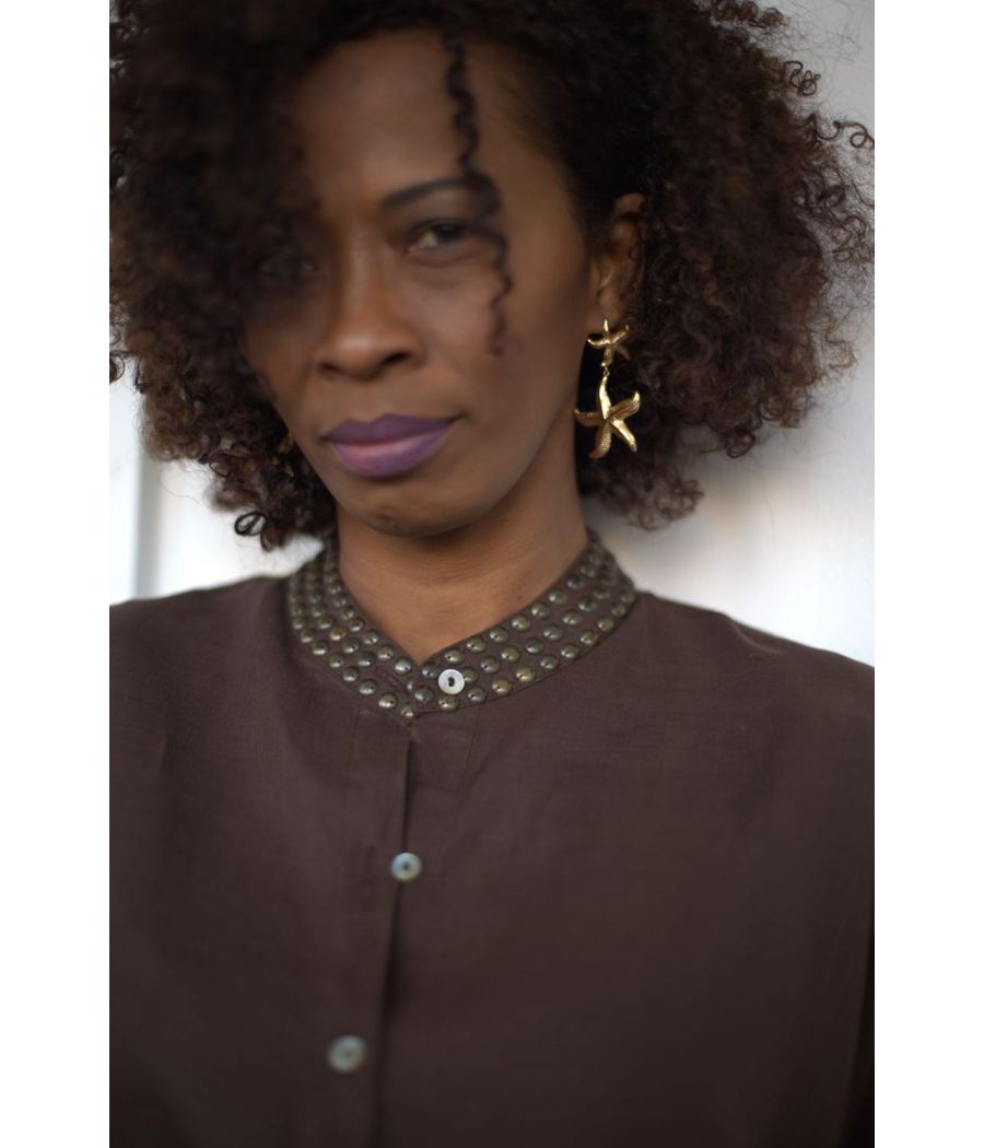 LISA Chunky Gold Statement Earrings – Durable & Hypoallergenic|AS'FALL