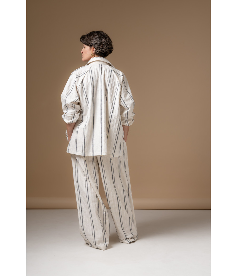 BIBA TOP - Oversized Linen & Cotton Shirt | AS'FALL BIBA TOP - Oversized Linen & Cotton Shirt | AS'FALL