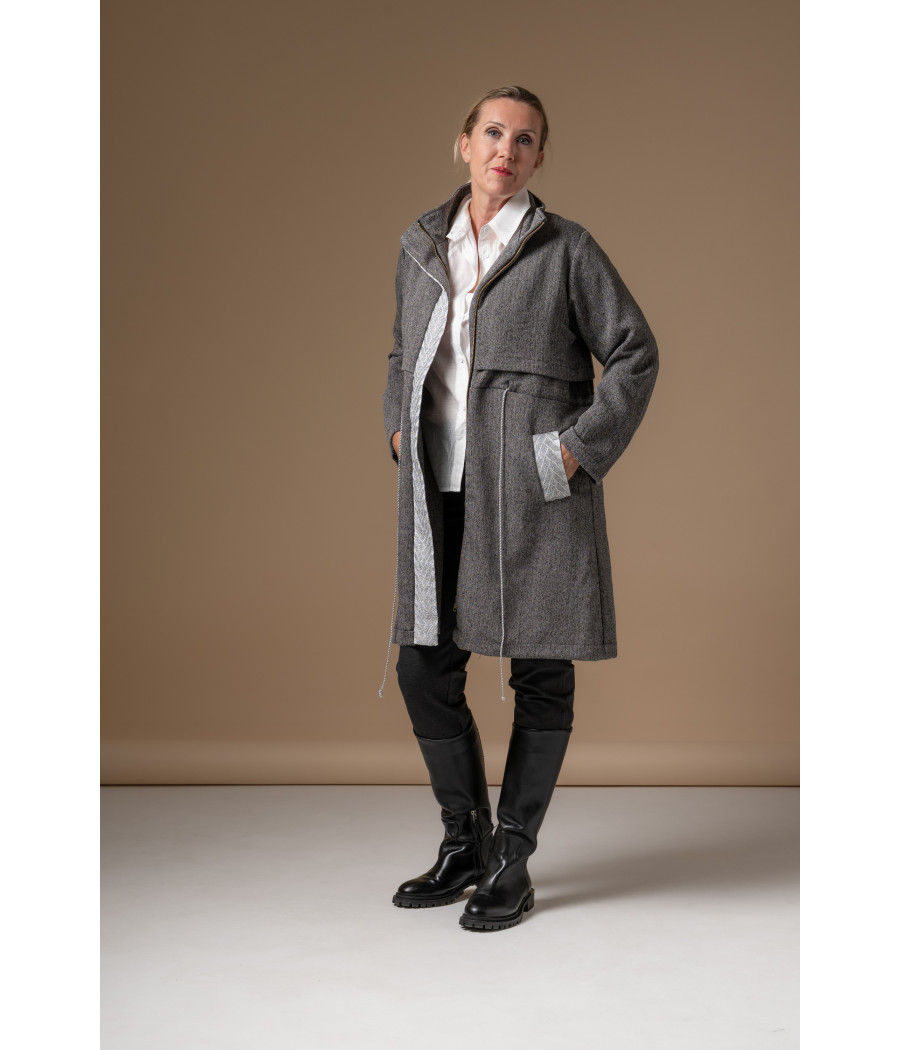 SAMBA TRENCH COAT – Embroidered Cotton Blend Luxury | AS'FALL