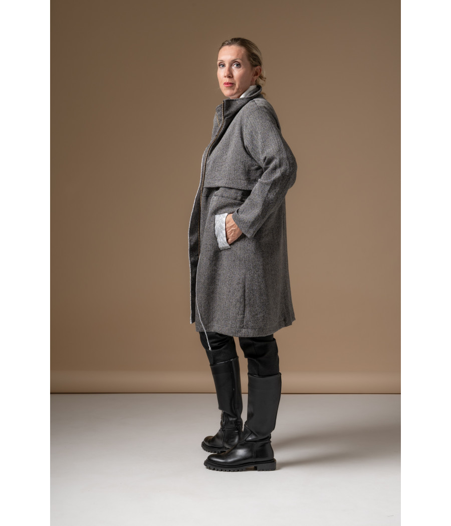 SAMBA TRENCH COAT – Embroidered Cotton Blend Luxury | AS'FALL SAMBA TRENCH COAT – Embroidered Cotton Blend Luxury | AS'FALL