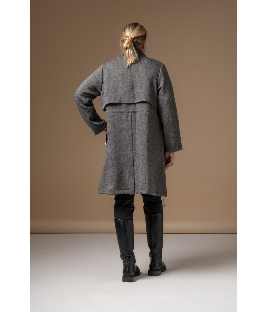 SAMBA TRENCH COAT – Embroidered Cotton Blend Luxury | AS'FALL