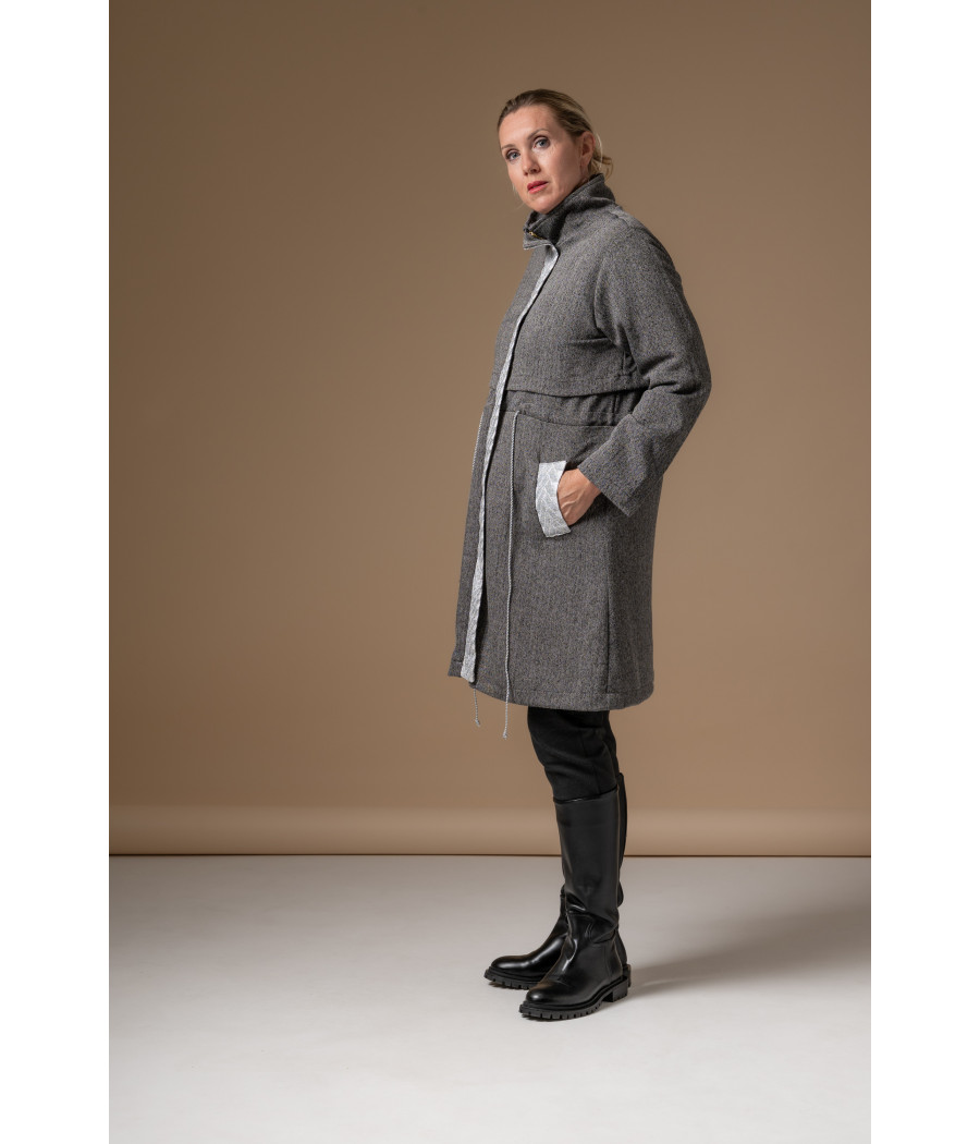 SAMBA TRENCH COAT – Embroidered Cotton Blend Luxury | AS'FALL