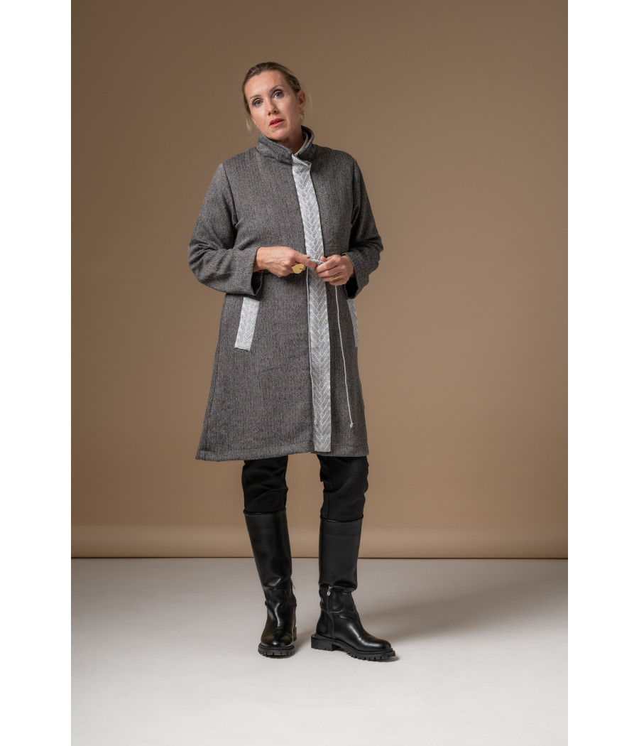 SAMBA TRENCH COAT – Embroidered Cotton Blend Luxury | AS'FALL