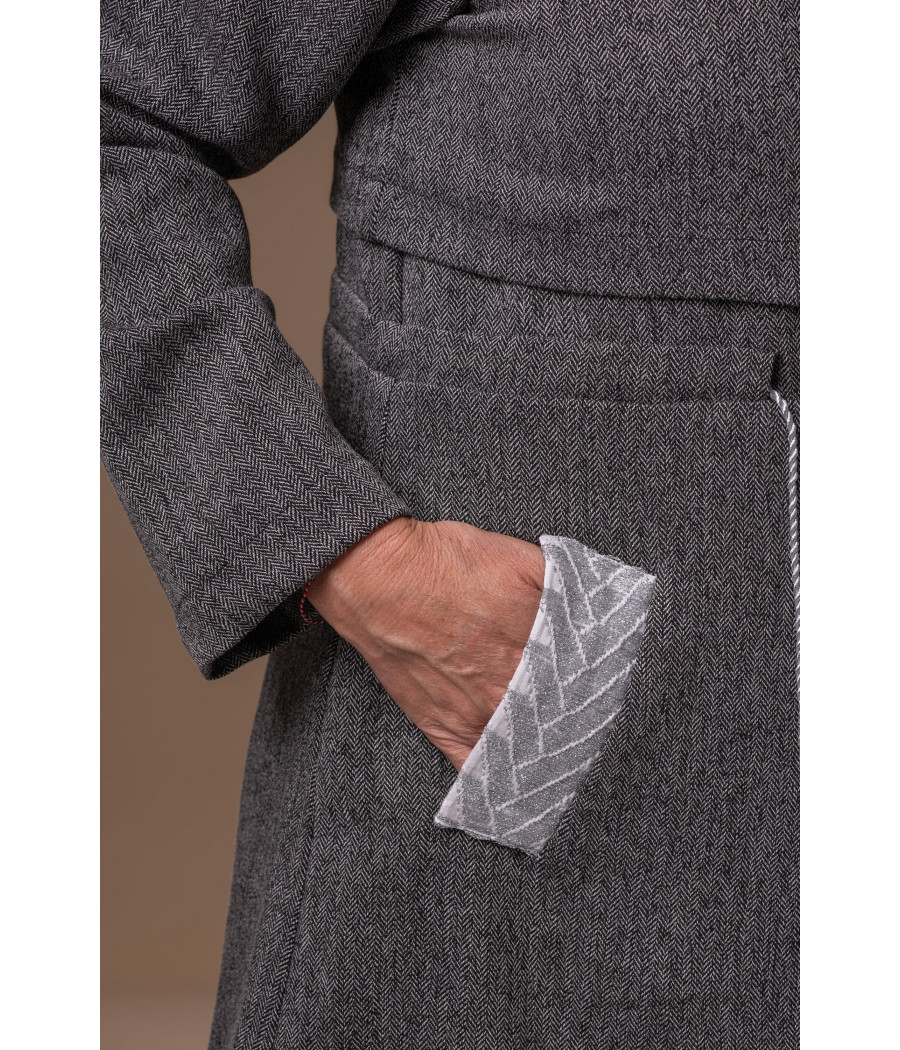 SAMBA TRENCH COAT – Embroidered Cotton Blend Luxury | AS'FALL