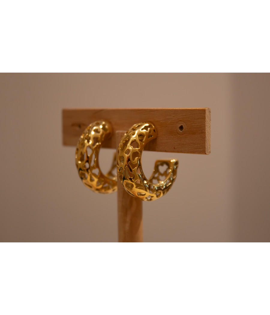 Gilles-Gold Multi-Layer Stainless Steel Bangle–Hypoallergenic |AS'FALL