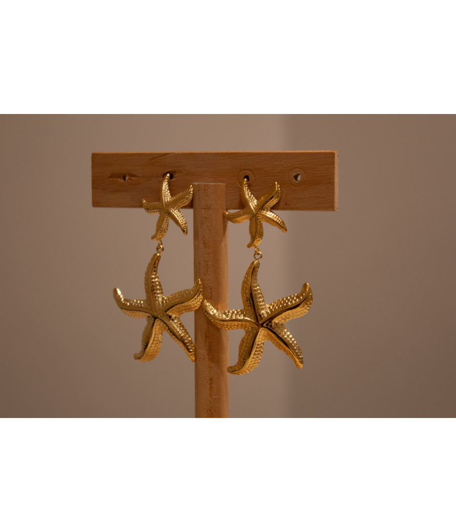 LISA Chunky Gold Statement Earrings – Durable & Hypoallergenic|AS'FALL