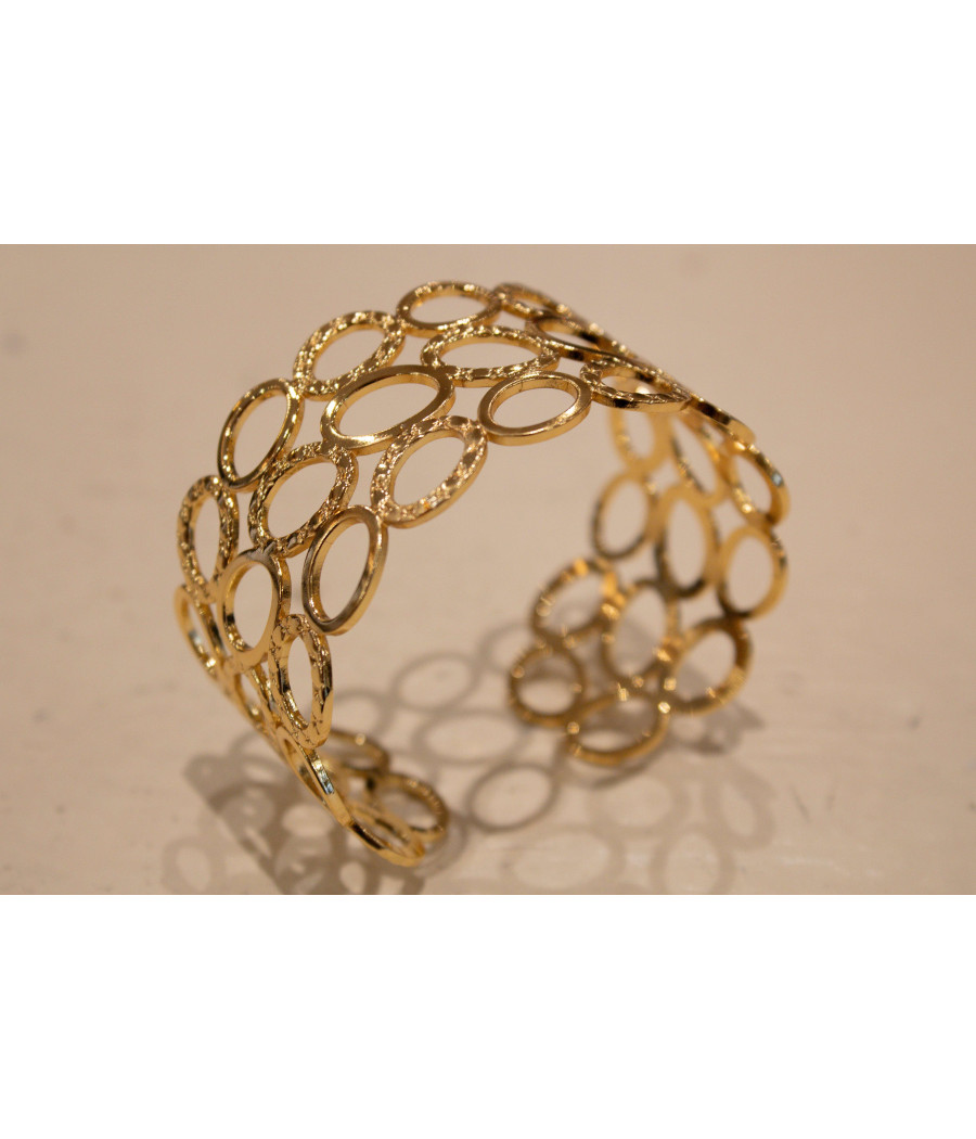 ELEONORE 14K Gold-Filled Arm Cuff Bracelet – Hinged | AS'FALL